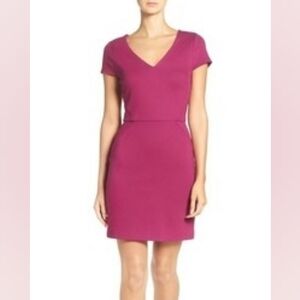 French Connection Raspberry Colored Mini Dress Size 4